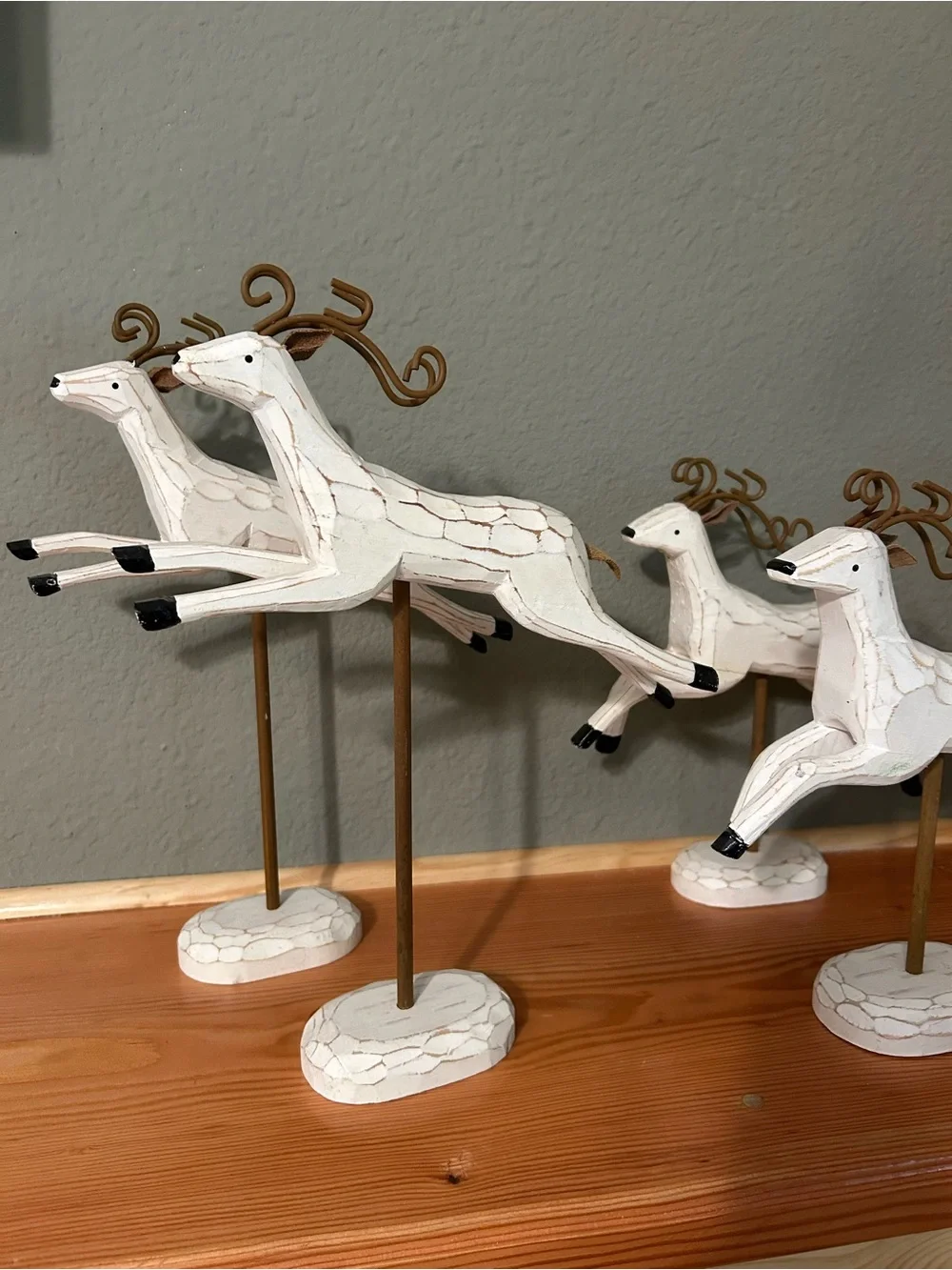 🎄 Vintage Pier 1 Imports Christmas Reindeer & Sleigh Collection 🎄